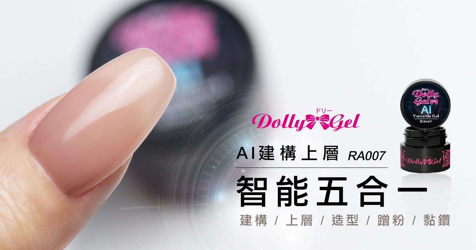 新品上市 - DollyGel AI建構上層 RA007A / RA007B